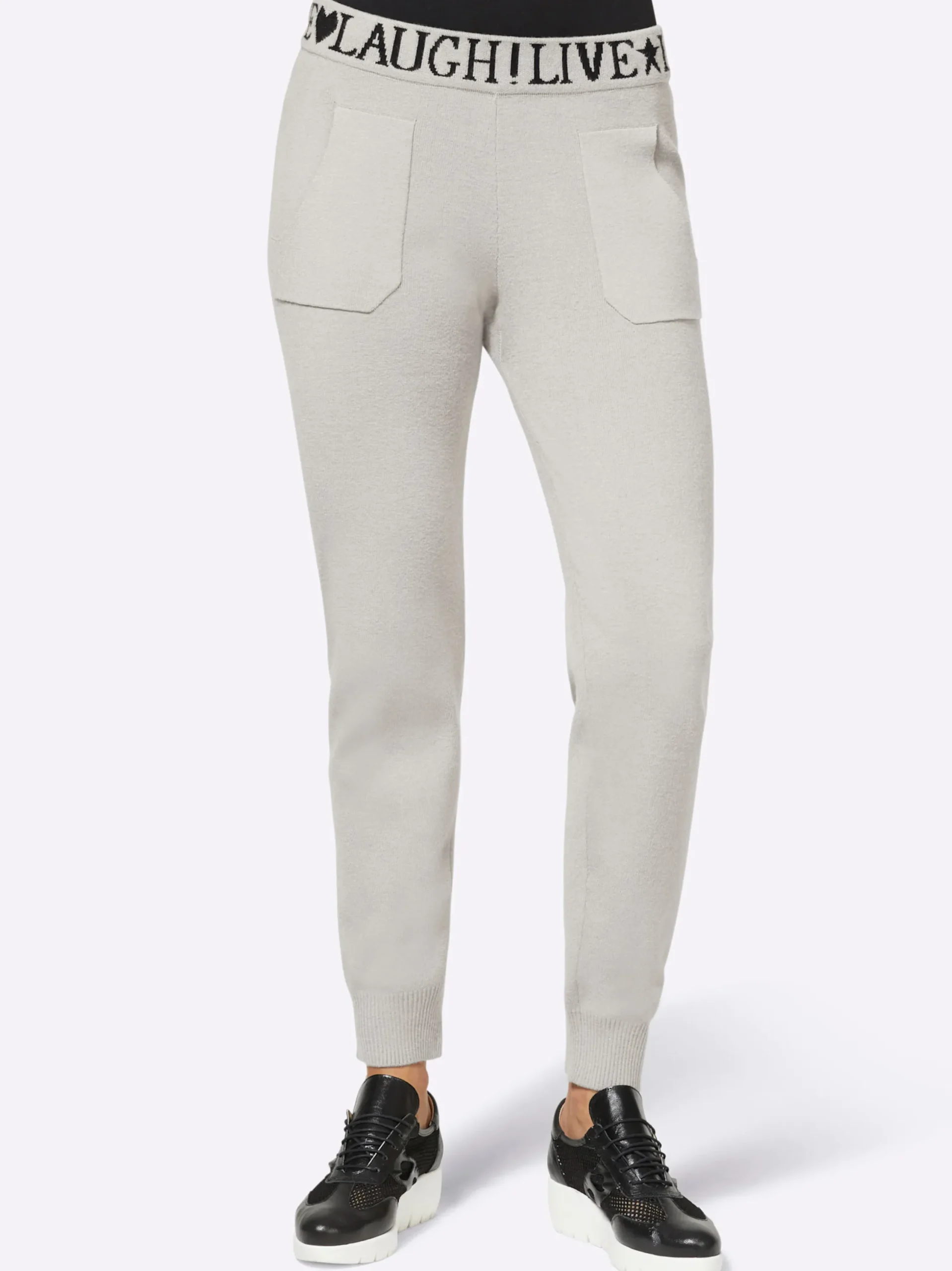 Homewear|Hosen|heine Strickhose ecru