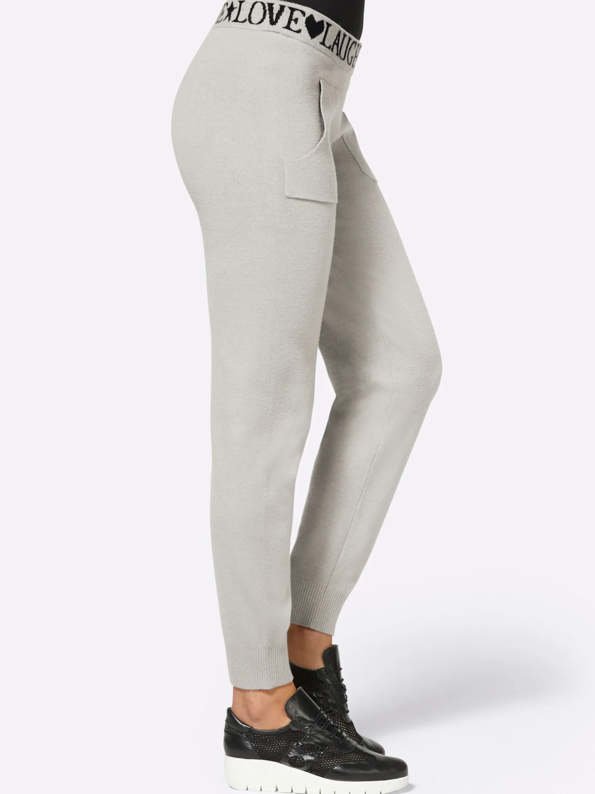 Homewear|Hosen|heine Strickhose ecru