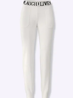 Homewear|Hosen|heine Strickhose ecru