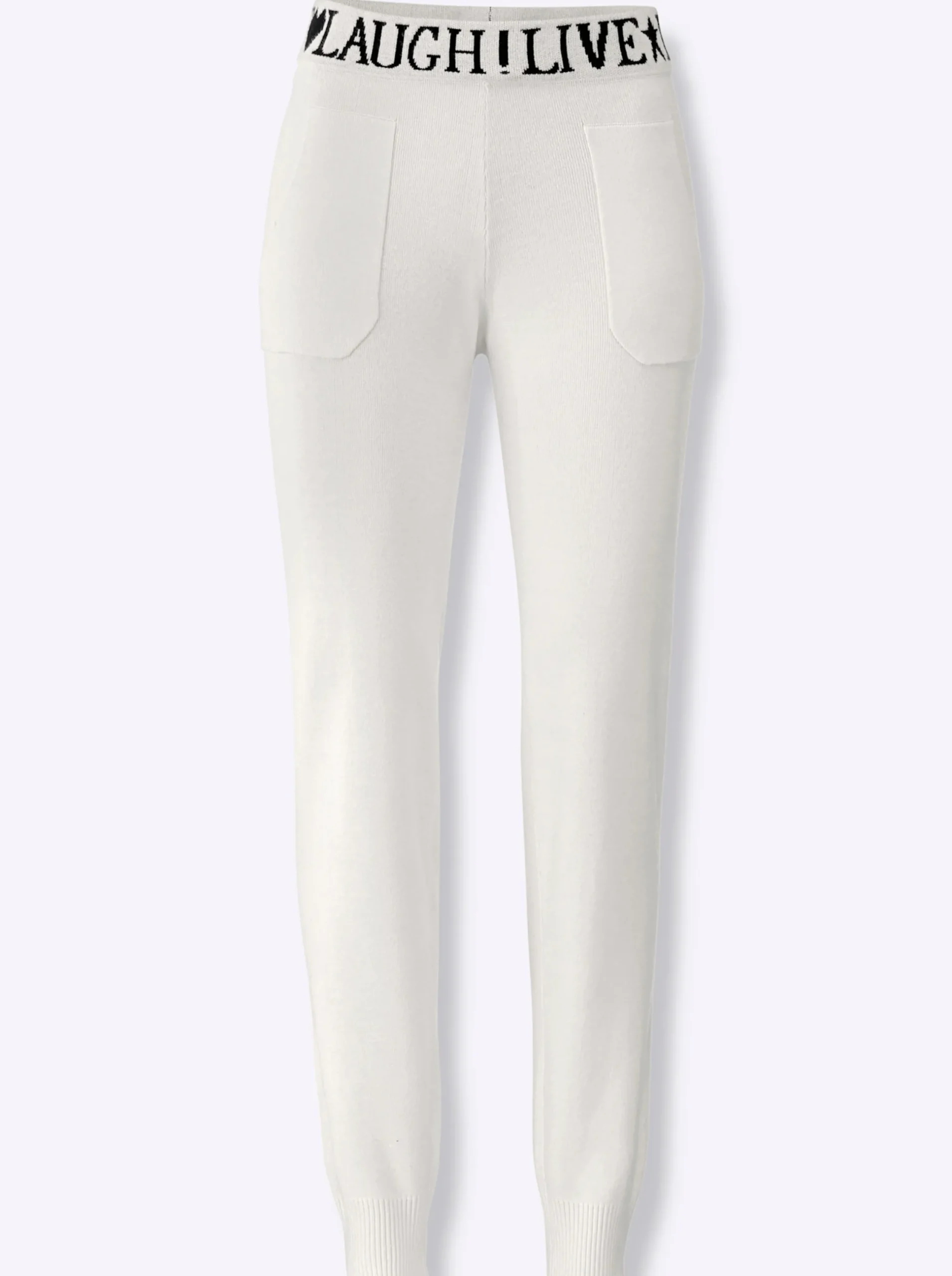 Homewear|Hosen|heine Strickhose ecru