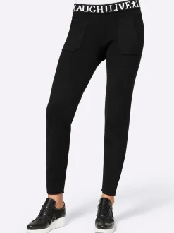 Hosen|heine Strickhose schwarz