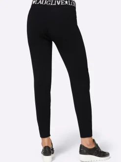 Hosen|heine Strickhose schwarz
