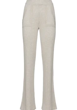 Hosen| Strickhose beigemeliert