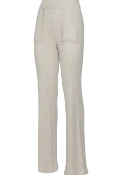 Hosen| Strickhose beigemeliert