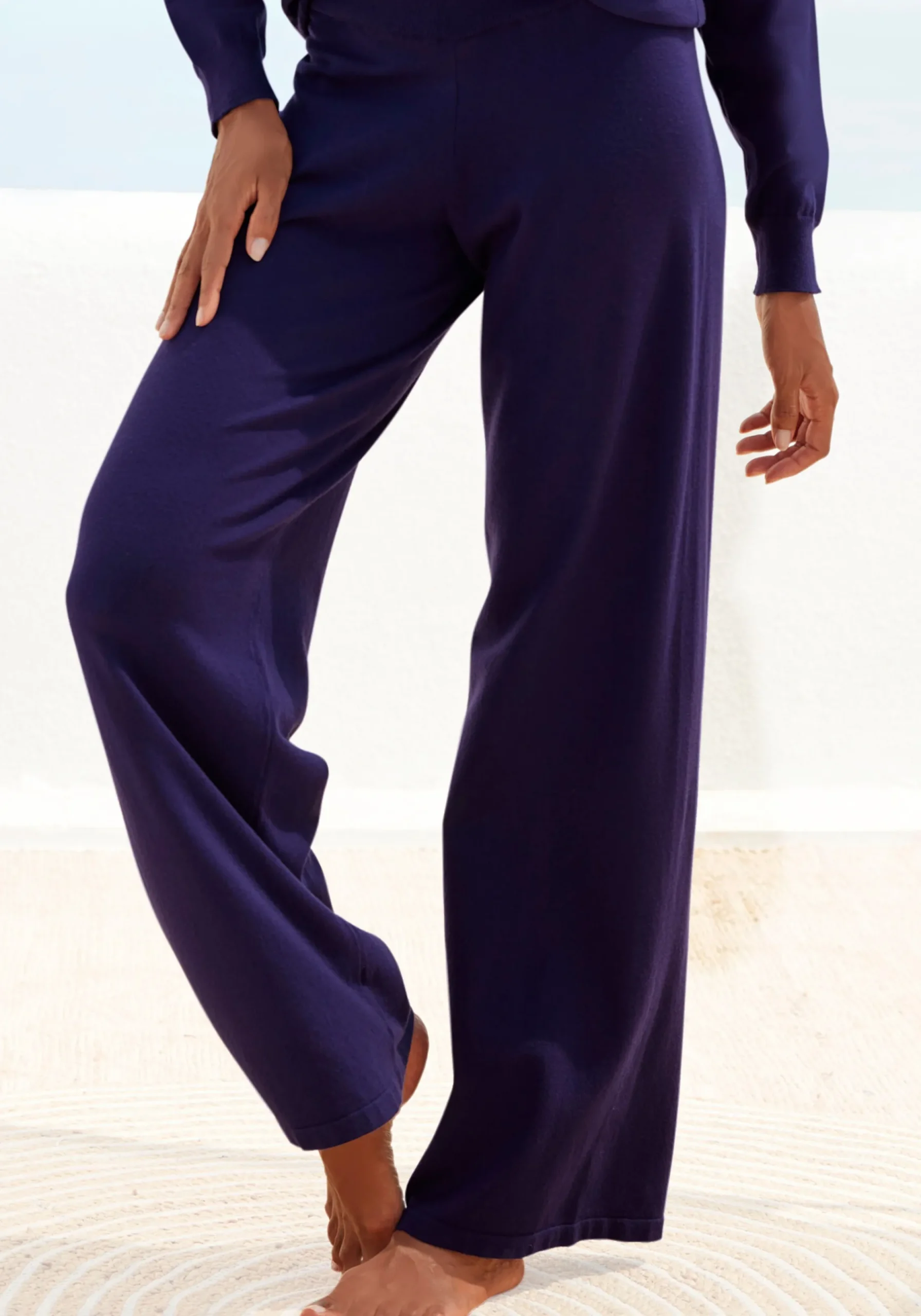 Strandmode|LASCANA Strickhose marine
