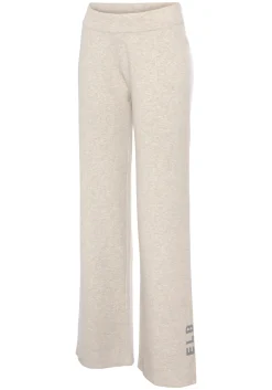 Strandmode|Elbsand Strickhose hellgrau