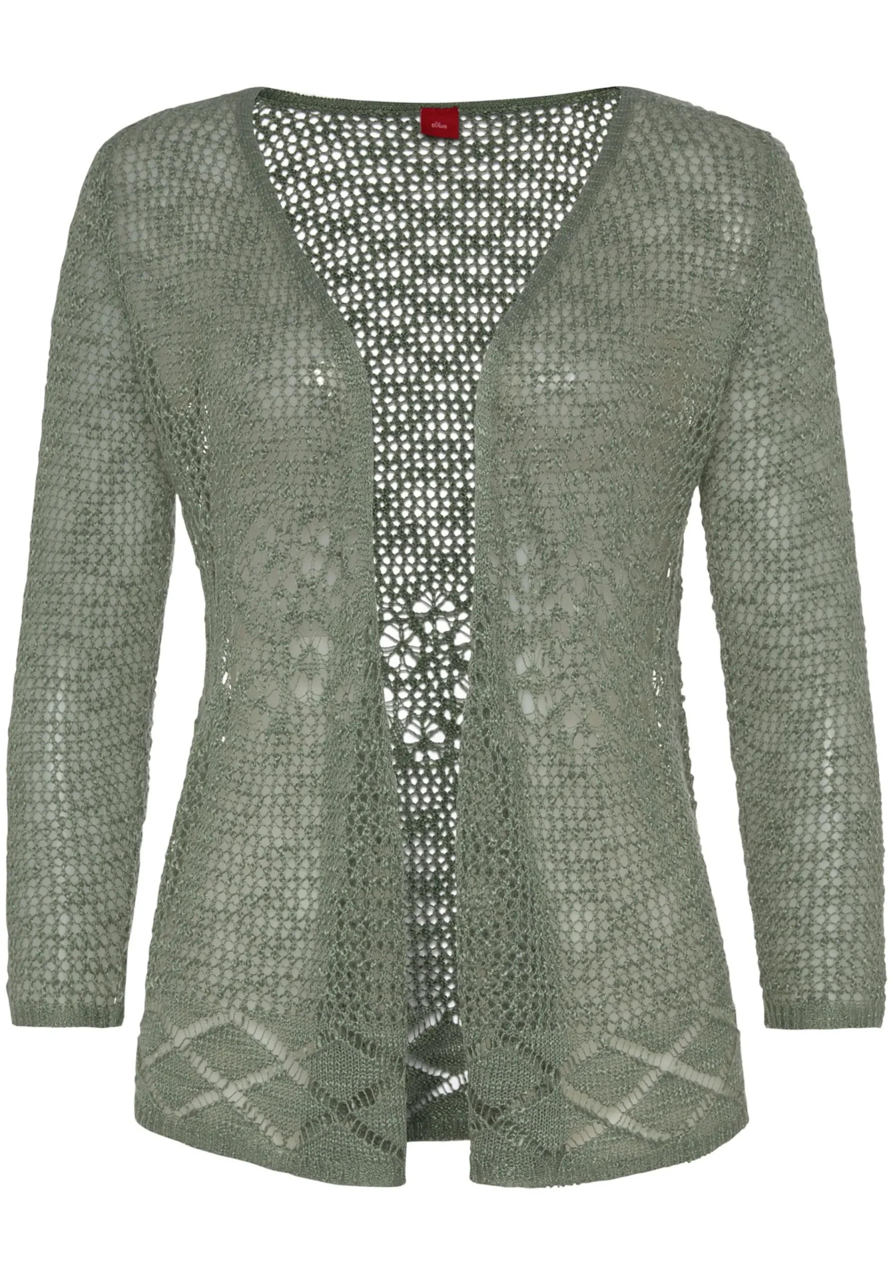 Strickjacken|s.Oliver Strickjacke khaki