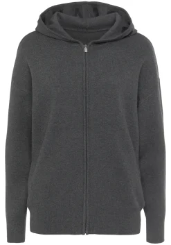 Homewear|Elbsand Strickjacke anthrazit