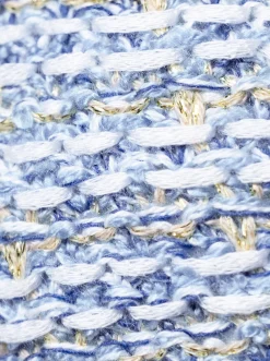 Strickjacken|heine Strickjacke himmelblau-ecru-meliert