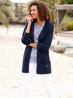 Basics|Strickjacken| Strickjacke marine
