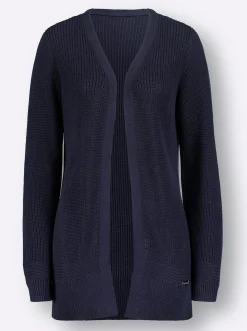 Basics|Strickjacken| Strickjacke marine