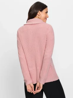 Strickjacken| Strickjacke rosenquarz-meliert