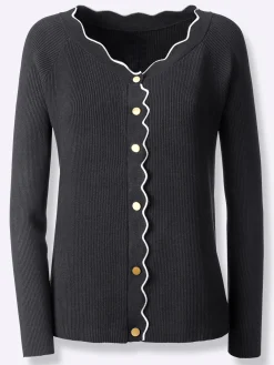 Strickjacken|heine Strickjacke schwarz