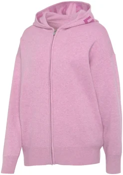 Homewear|Elbsand Strickjacke rosa