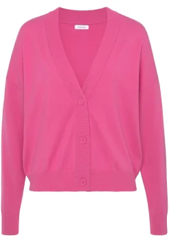 Strickjacken|LASCANA Strickjacke pink