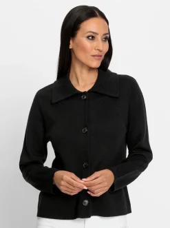 Strickjacken|heine Strickjacke schwarz