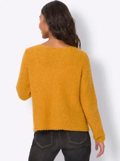 Strickjacken|heine Strickjacke ocker