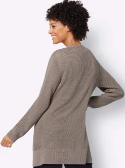 Strickjacken| Strickjacke taupe