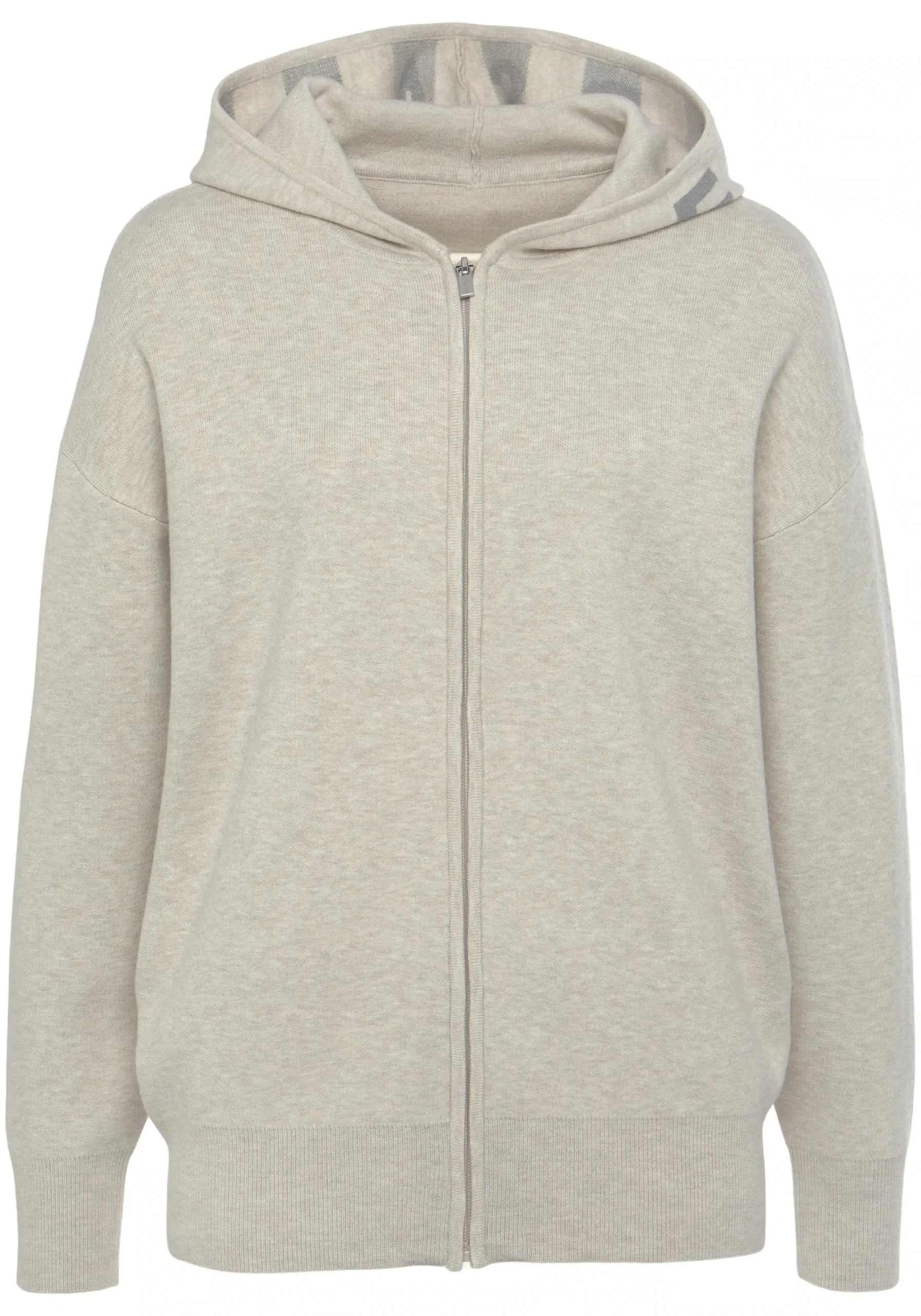 Homewear|Homewear|Elbsand Strickjacke hellgrau