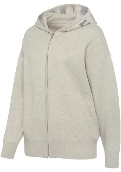 Homewear|Homewear|Elbsand Strickjacke hellgrau