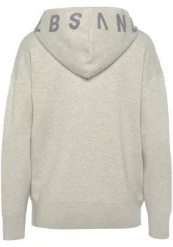 Homewear|Homewear|Elbsand Strickjacke hellgrau