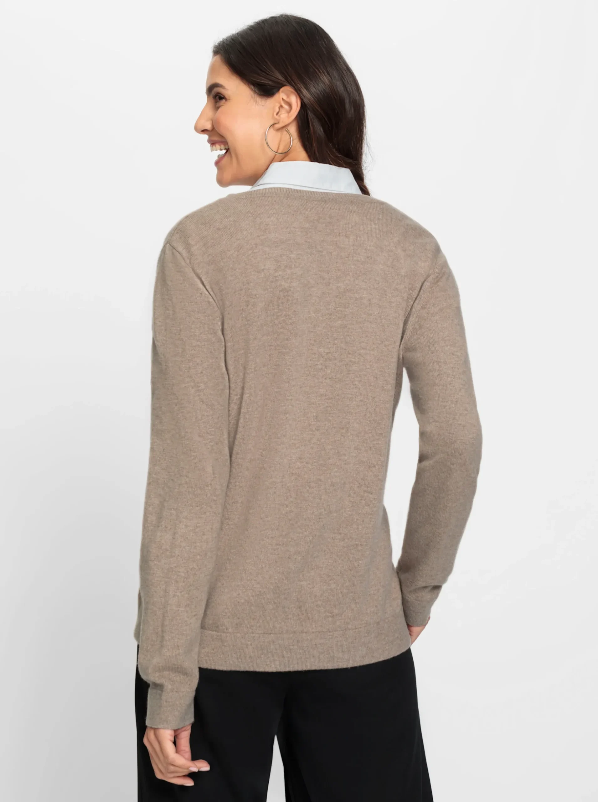 Strickjacken| Strickjacke sesam-meliert