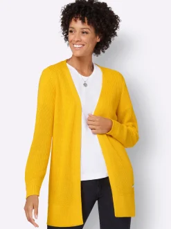 Strickjacken| Strickjacke sonnengelb