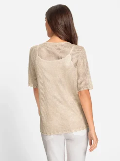 Strickjacken|heine Strickjacke sand