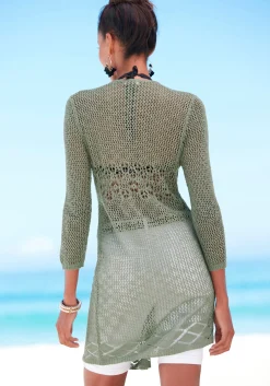 Strandmode|s.Oliver Strickjacke khaki