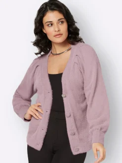 Strickjacken| Strickjacke mauve