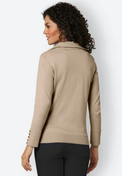 Strickjacken|CREATION L PREMIUM Strickjacke beige