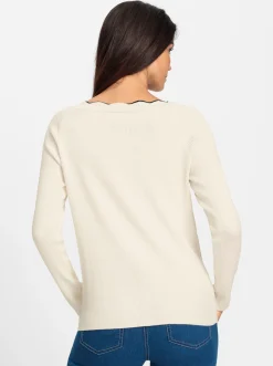 Strickjacken|heine Strickjacke champagner