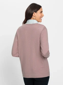 Strickjacken| Strickjacke mauve