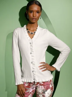 Strickjacken| Strickjacke ecru