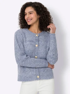 Strickjacken|heine Strickjacke taubenblau