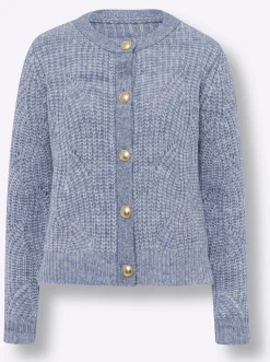 Strickjacken|heine Strickjacke taubenblau