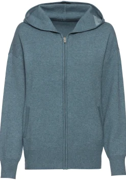 Strickjacken|Elbsand Strickjacke petrol