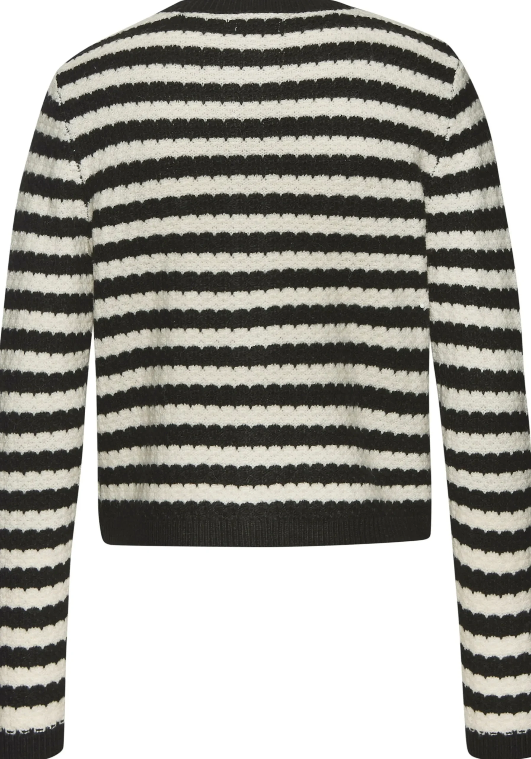 Strickjacken|LASCANA Strickjacke schwarz-weißgestreift