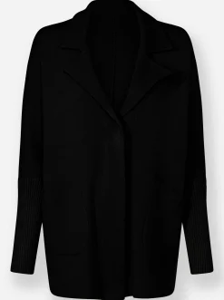 Strickjacken|heine Strickjacke mit Fledermausärmeln schwarz