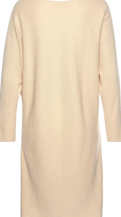 Kleider|LASCANA Strickkleid creme