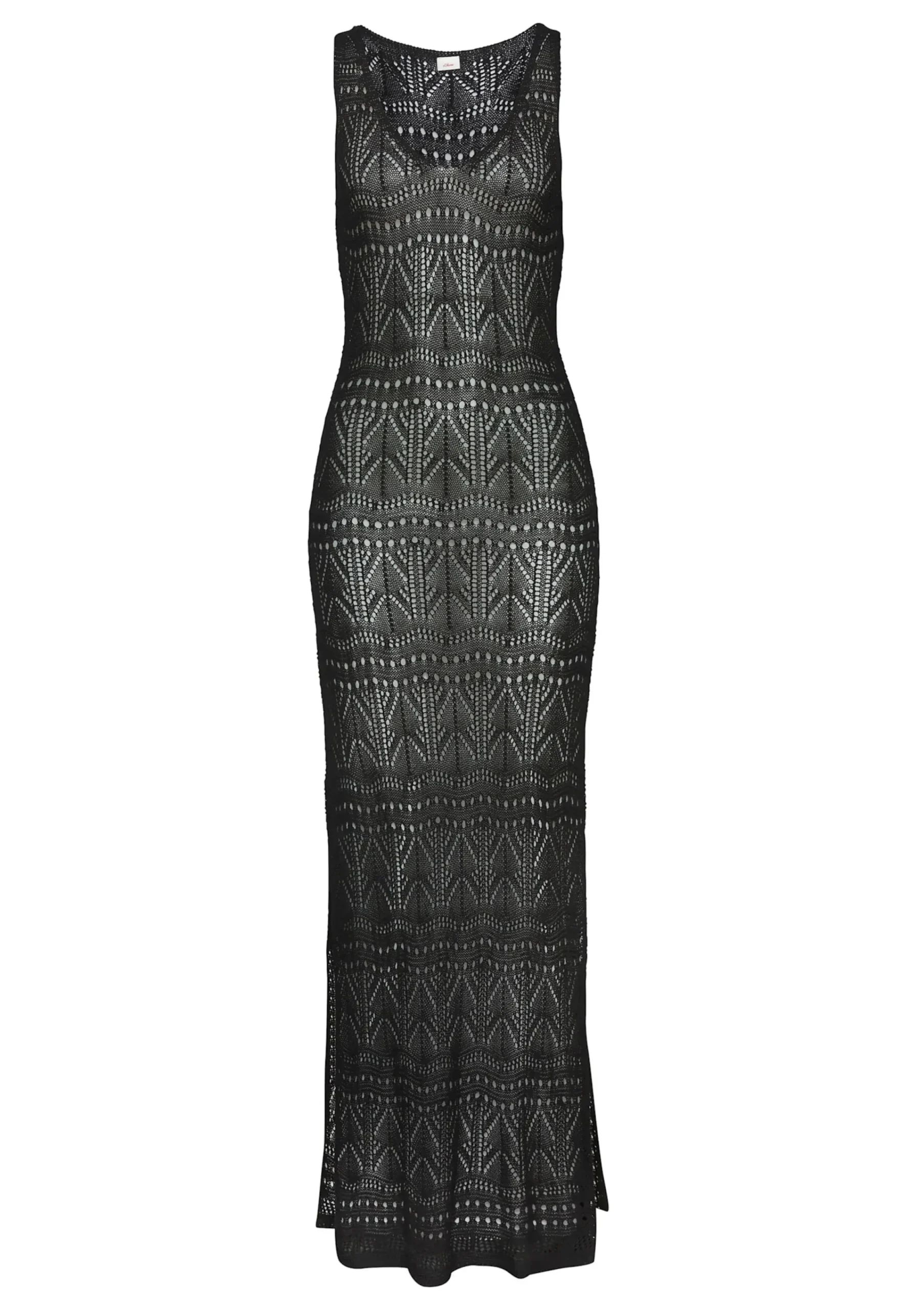 Strandkleider|Kleider|s.Oliver Strickkleid schwarz