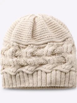 Mützen & Hüte| Strickmütze beige