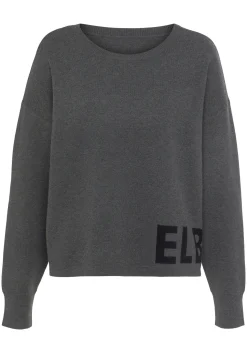 Strandmode|Pullover|Elbsand Strickpullover anthrazit