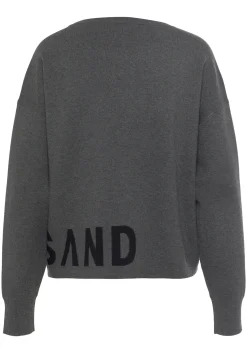 Strandmode|Pullover|Elbsand Strickpullover anthrazit