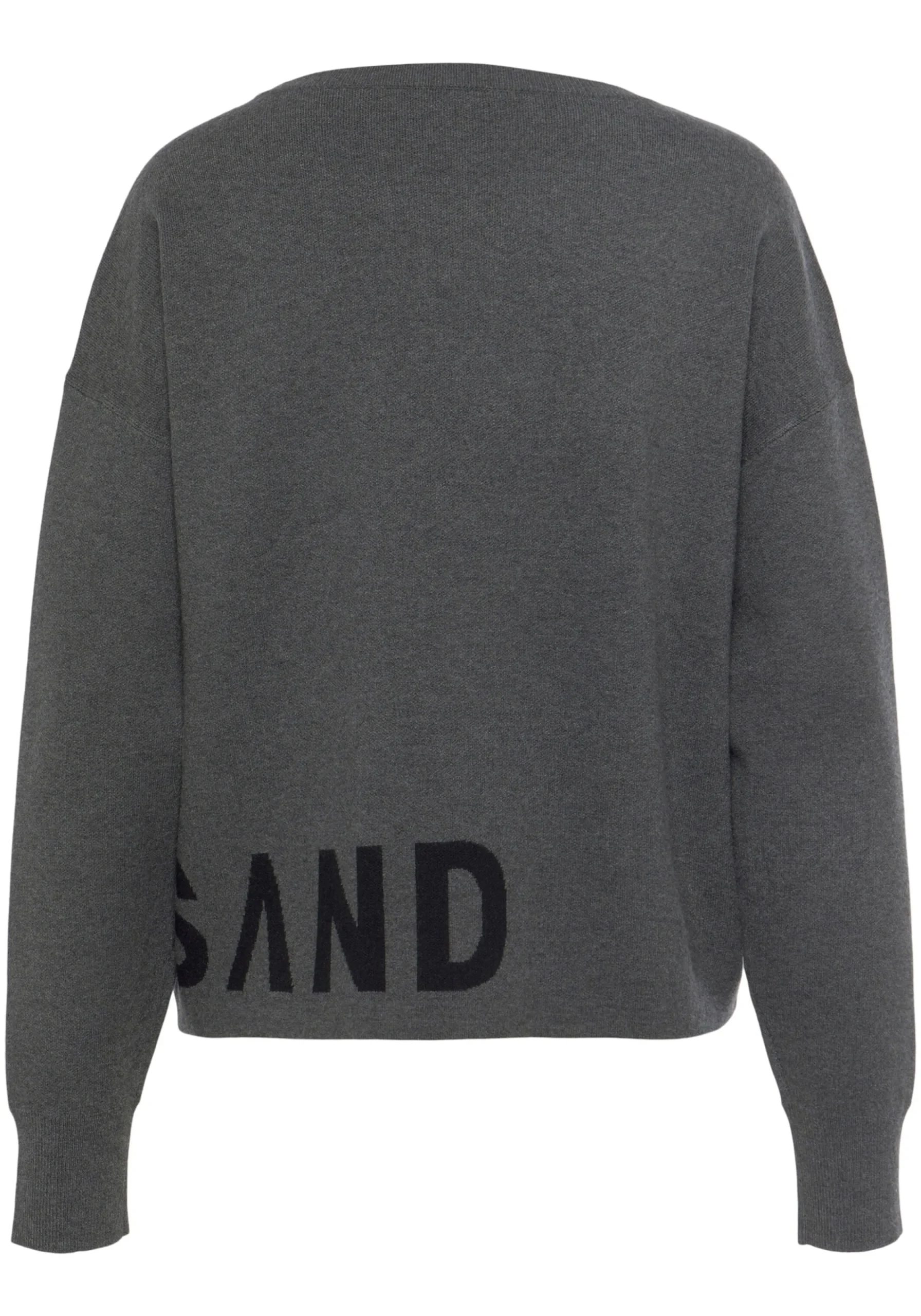 Strandmode|Pullover|Elbsand Strickpullover anthrazit