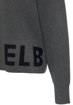 Strandmode|Pullover|Elbsand Strickpullover anthrazit