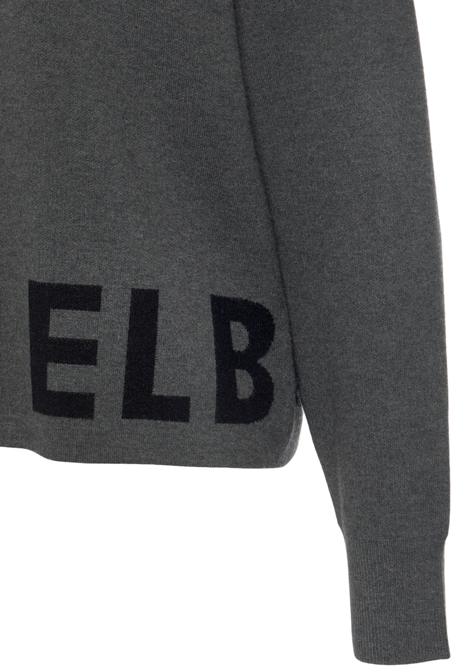 Strandmode|Pullover|Elbsand Strickpullover anthrazit