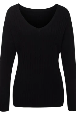 Pullover| Strickpullover schwarz