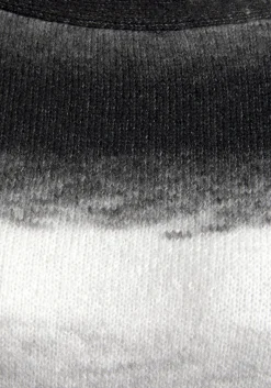 Strandmode|Vivance Strickpullover schwarz-weiß-grau