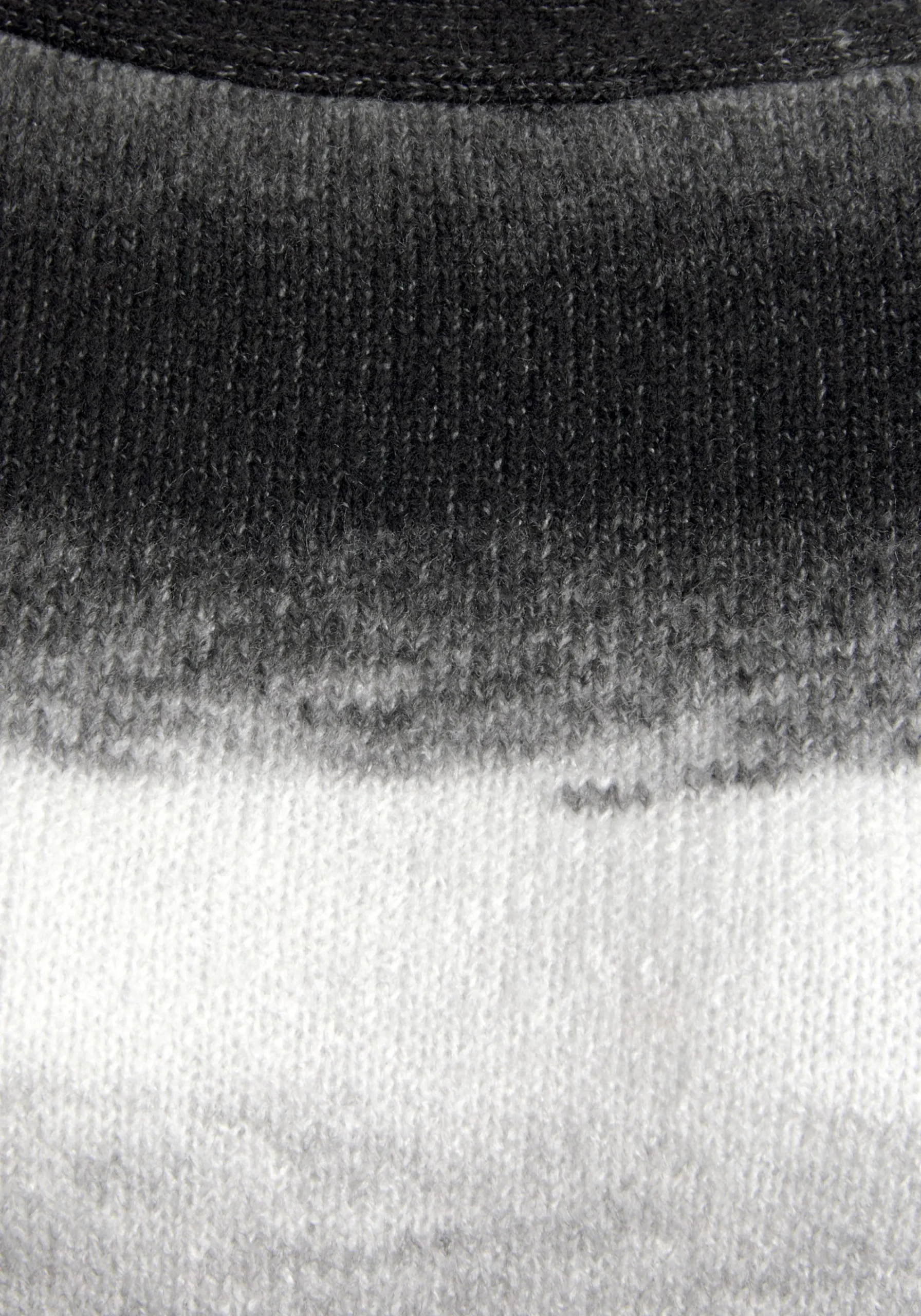 Strandmode|Vivance Strickpullover schwarz-weiß-grau